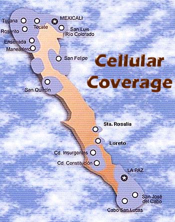 San Felipe Cell Phone Map